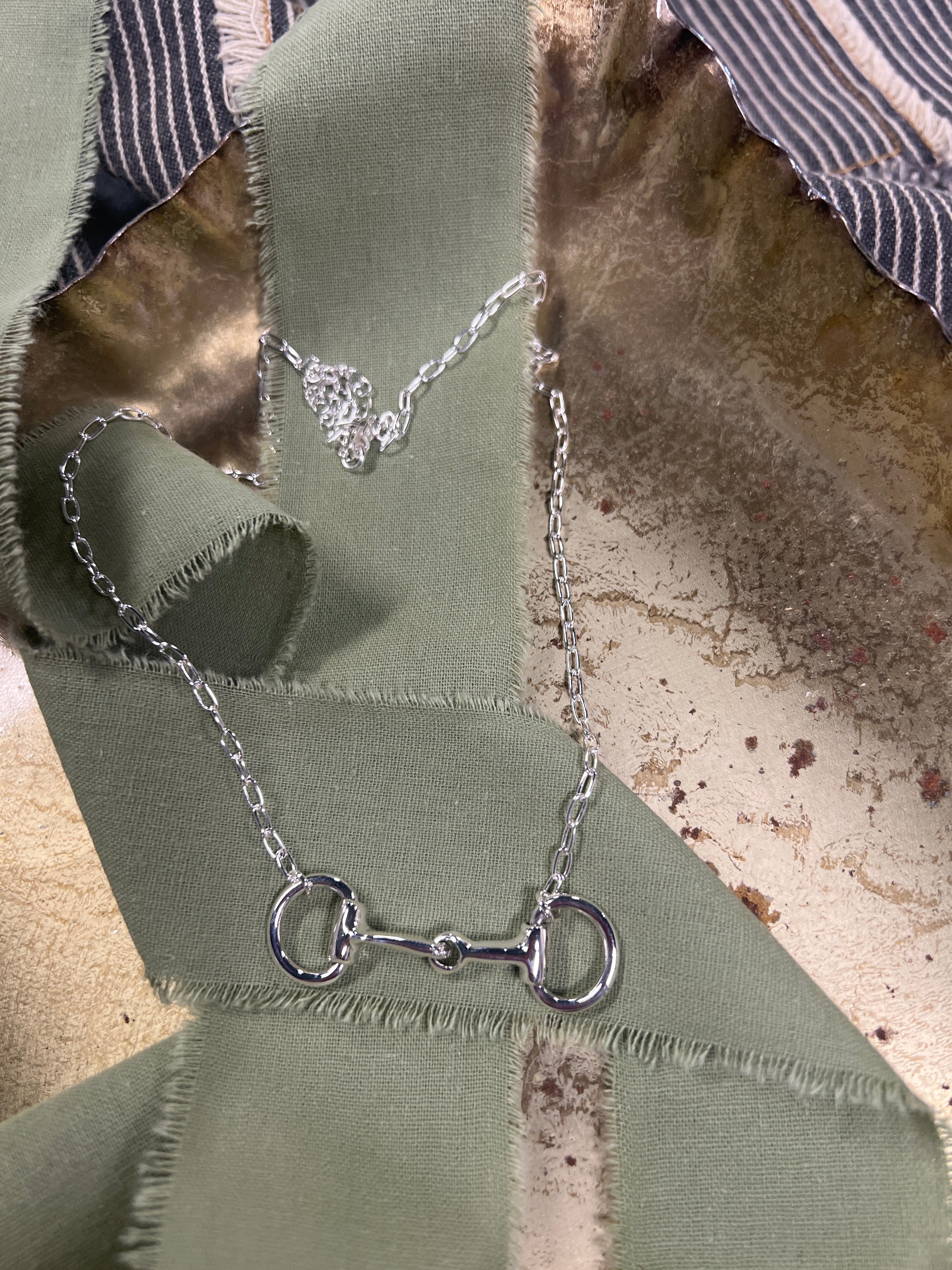 Silver Bit Necklace