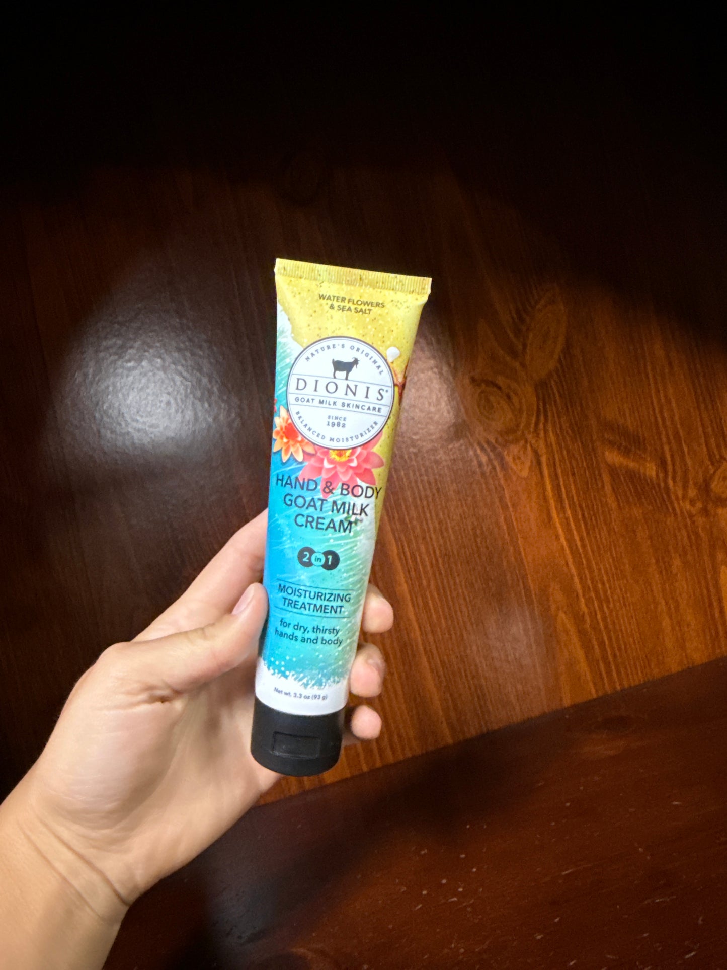 Hand & Body Goat Milk Cream- Water Flowers & Sea Salt
