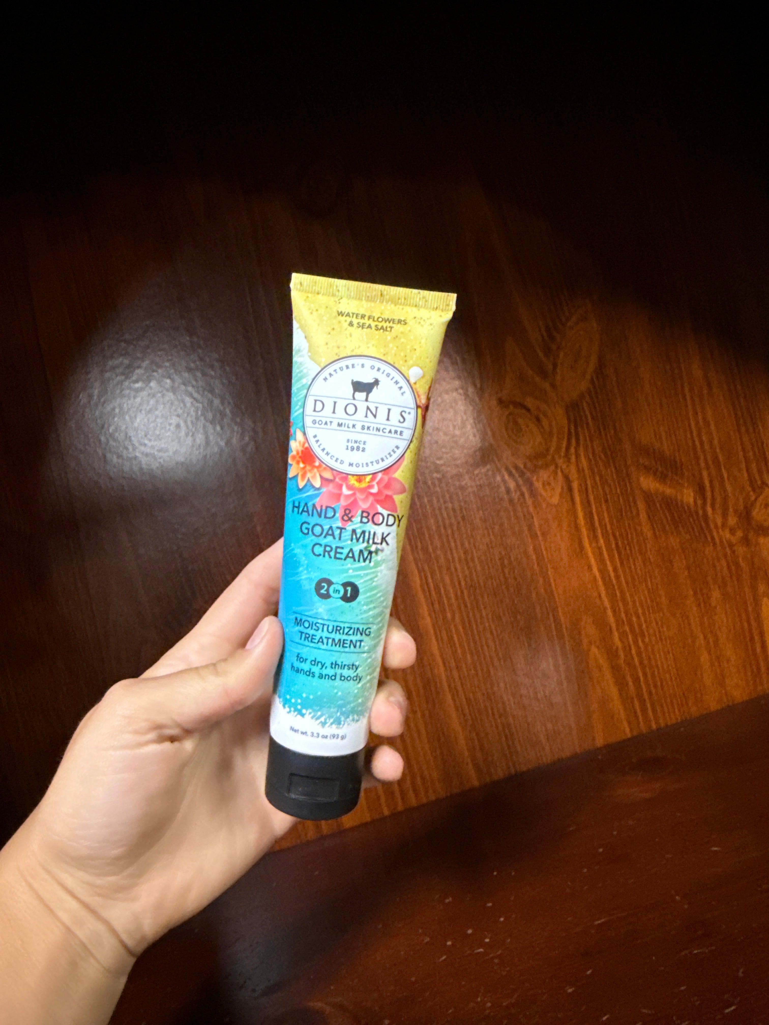 Hand & Body Goat Milk Cream- Water Flowers & Sea Salt