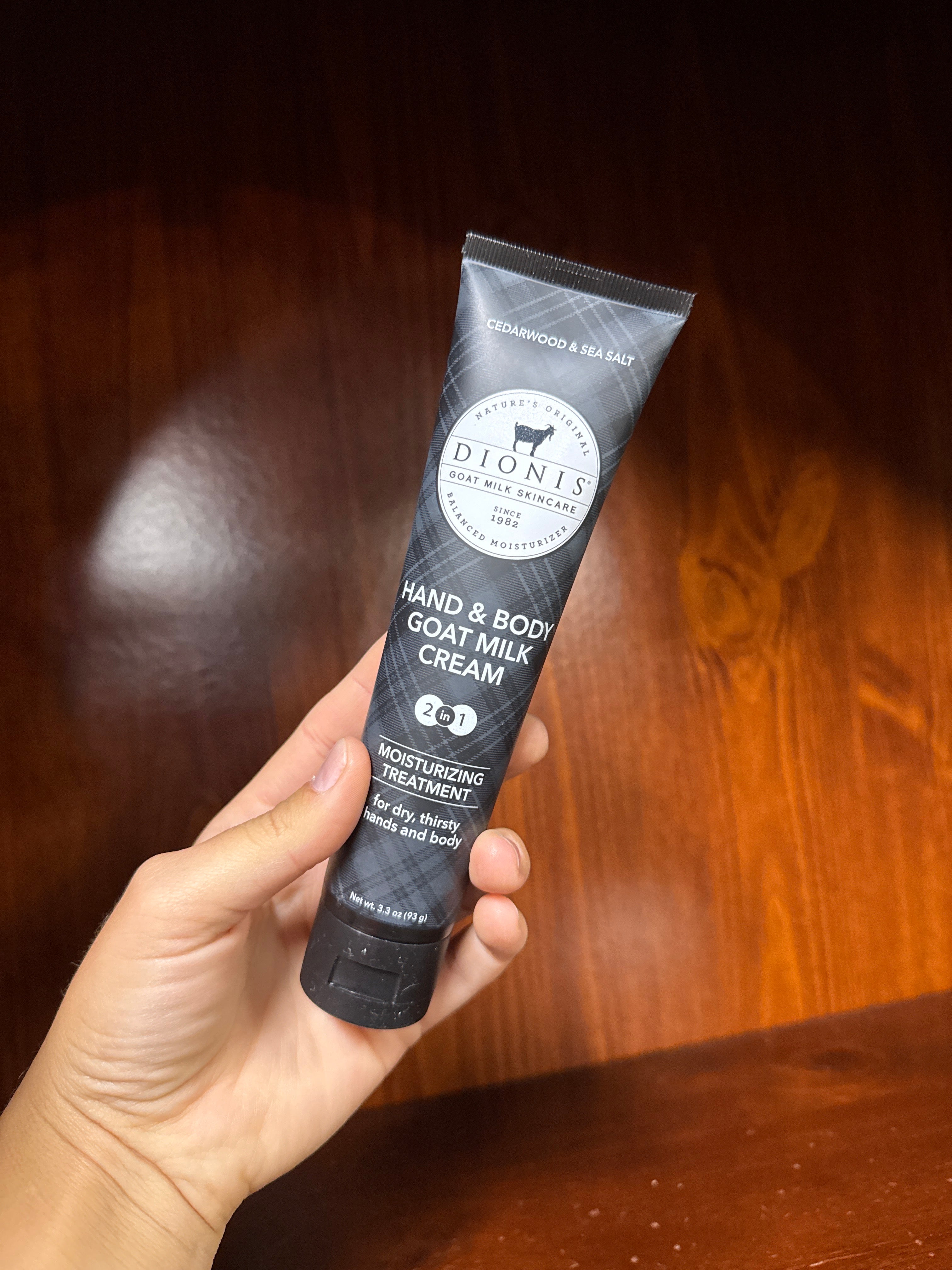 Hand & Body Goat Milk Cream- Cedarwood & Seasalt