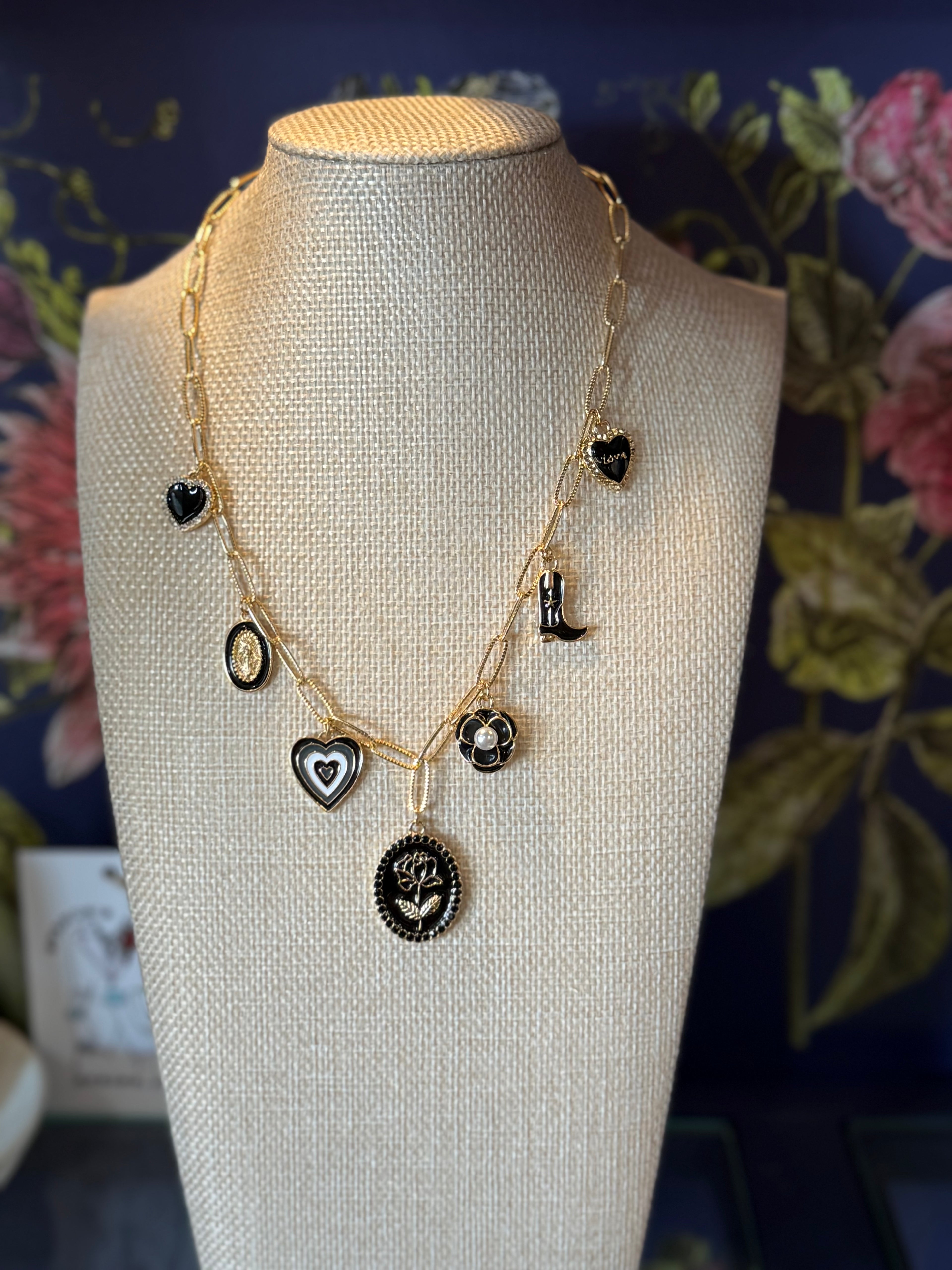 Rose Charm necklaces
