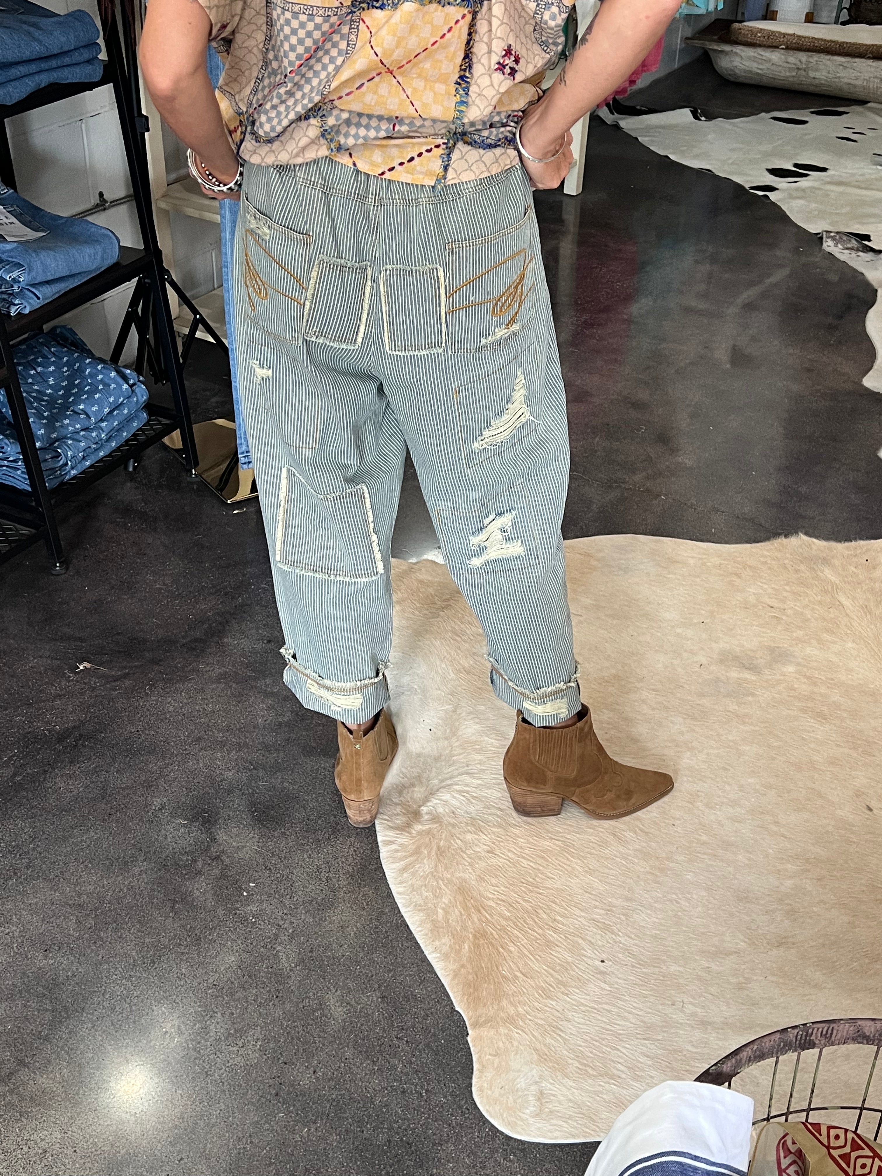 On The Road Stripped Pants