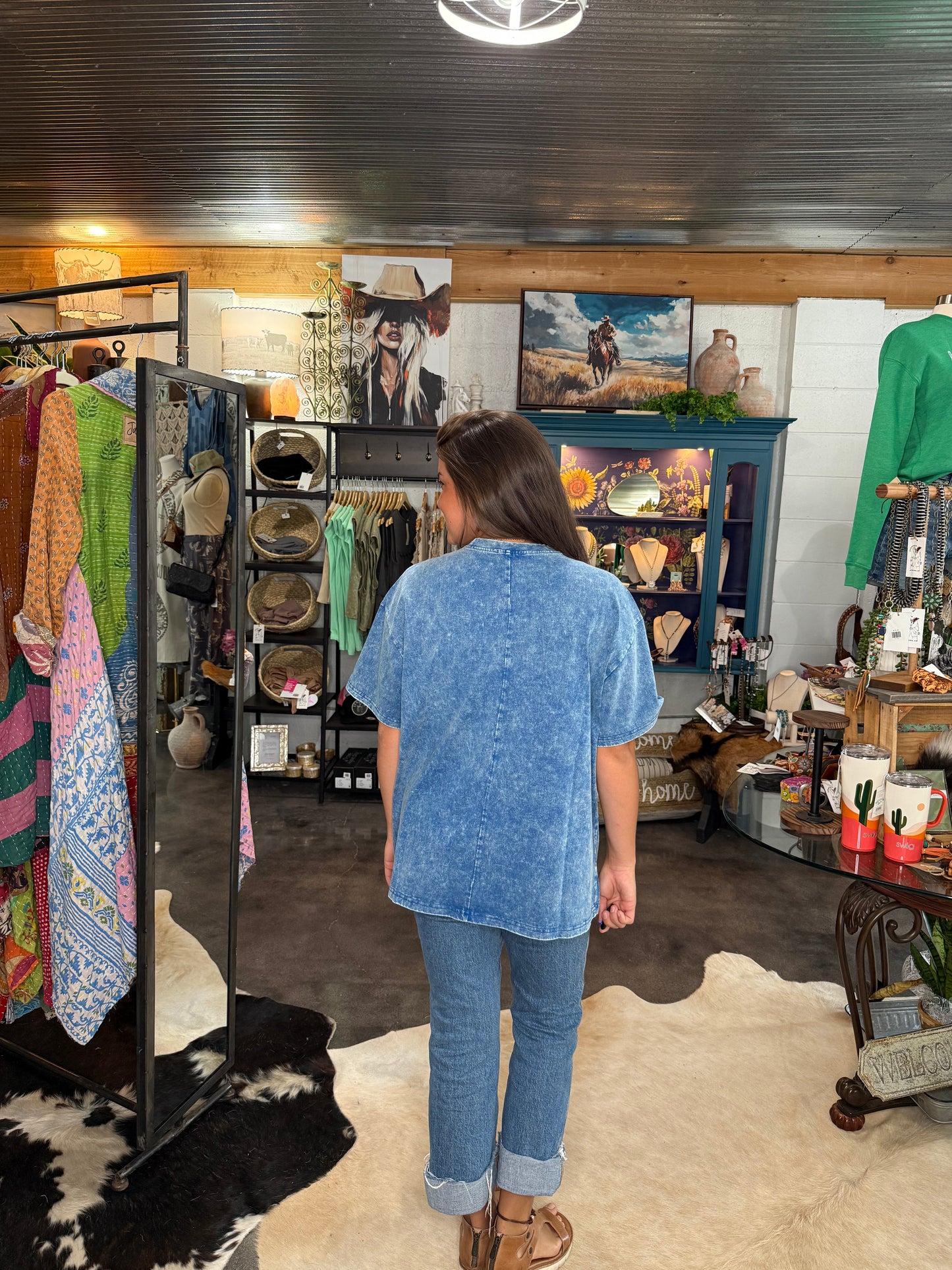 Classic Tee- Classic Blue