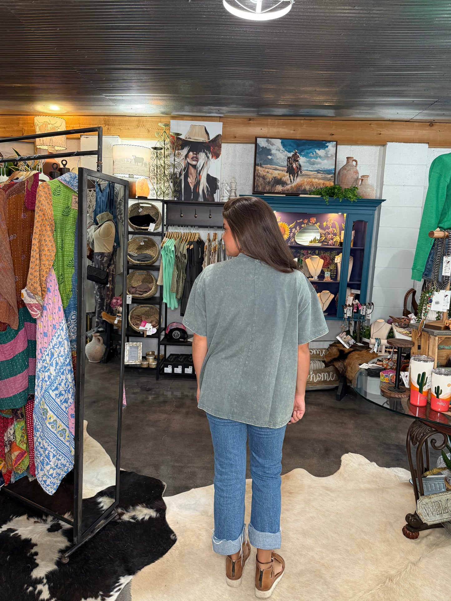 Classic Tee- Ash Jade