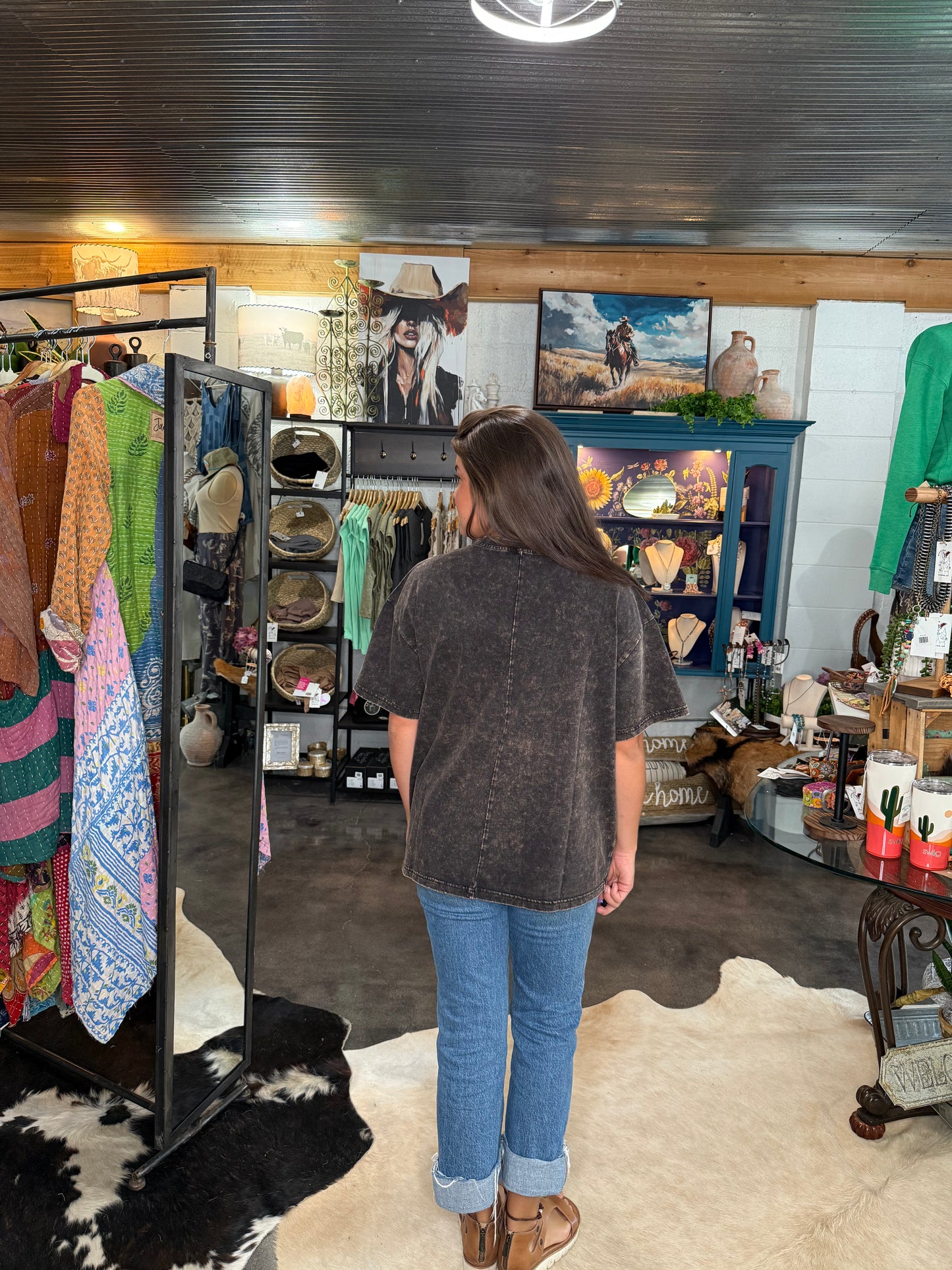 Classic Tee- Ash Black