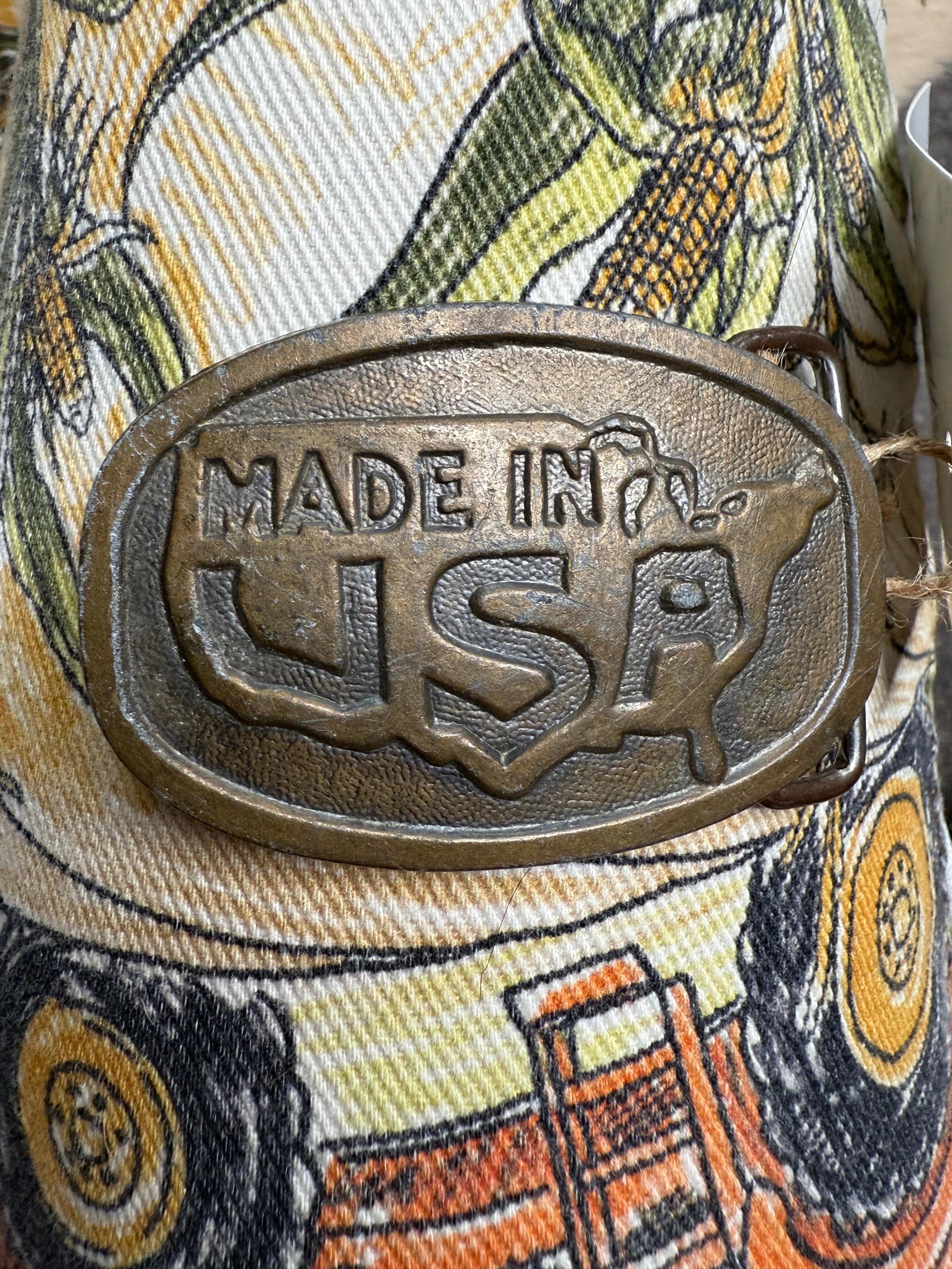 Old Pawn Made in the USA Buckle