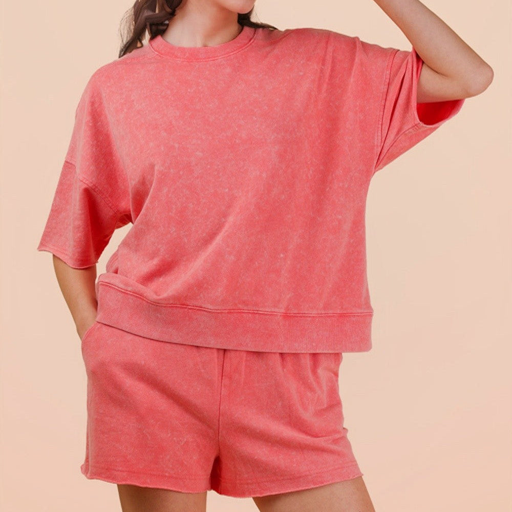 Avery Mineral Washed Knit Set