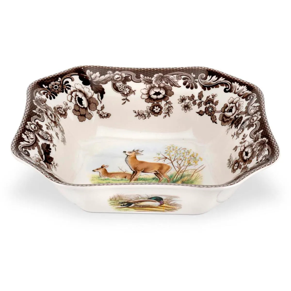 Woodland 9.5" Square Serving Bowl – Deer