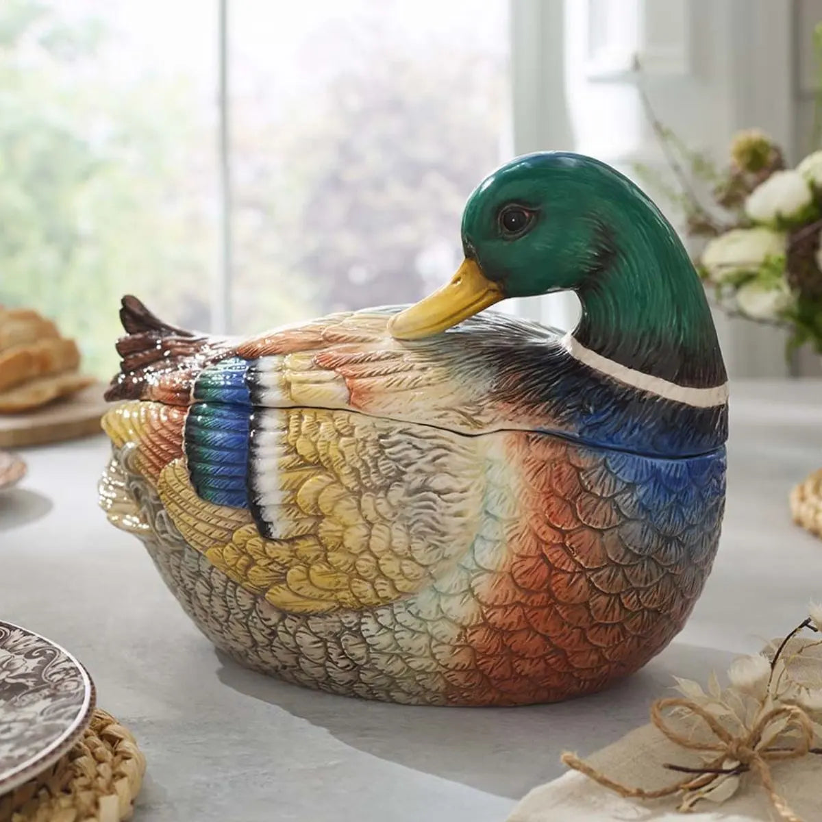 Mallard Lidded Server