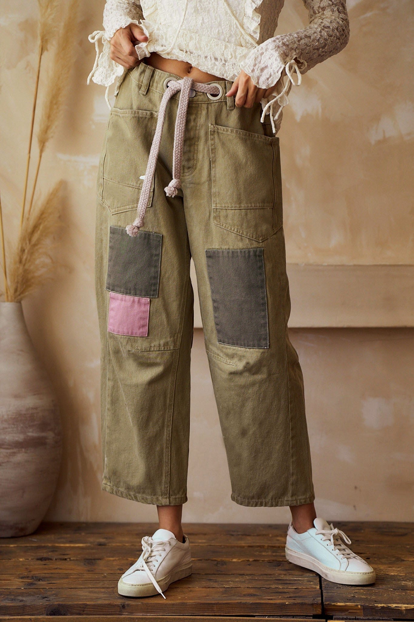 Olive Essential Relaxed Pants