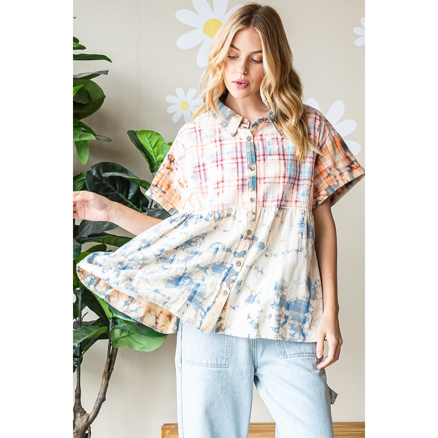 Dolly Button Up Plaid