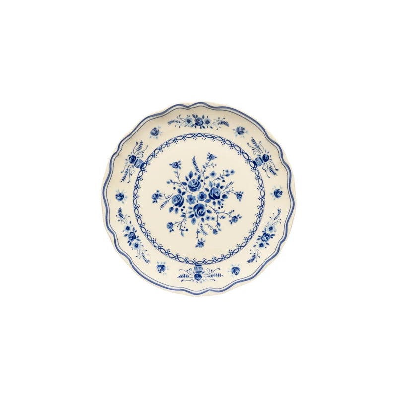 Salad/Dessert Plate- Vila- Beige&Blue