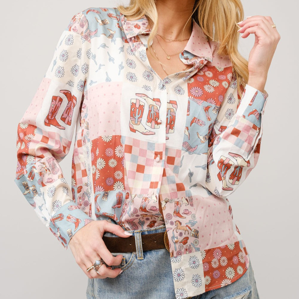 Rhinestone Cowgirl Top