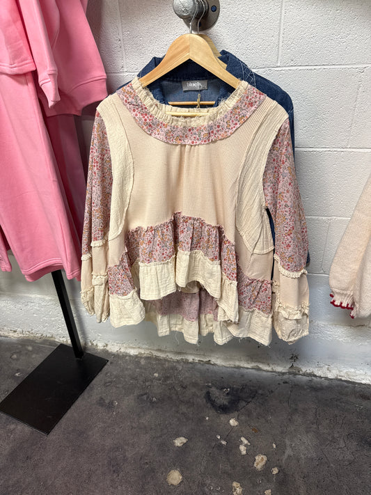 Everly Lace Detail Thermal Top