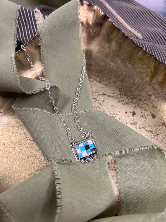 The Check Necklace