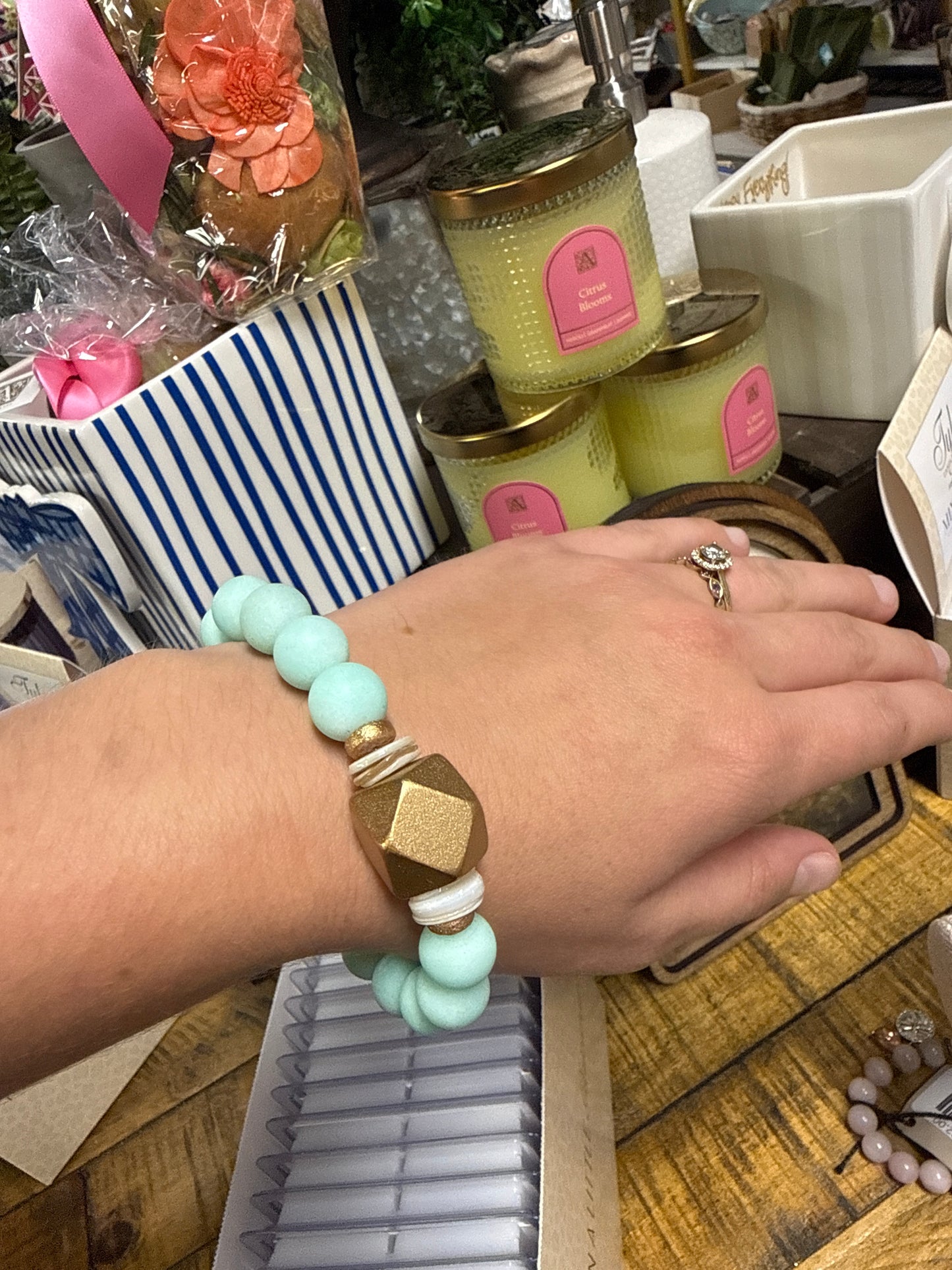 Frosted Pistachio Bracelet