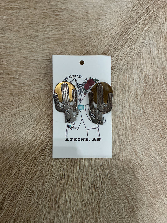 The Howling Coyote Earring