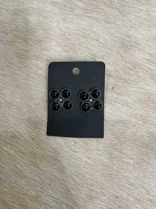 Black Onyx Stud Earrings