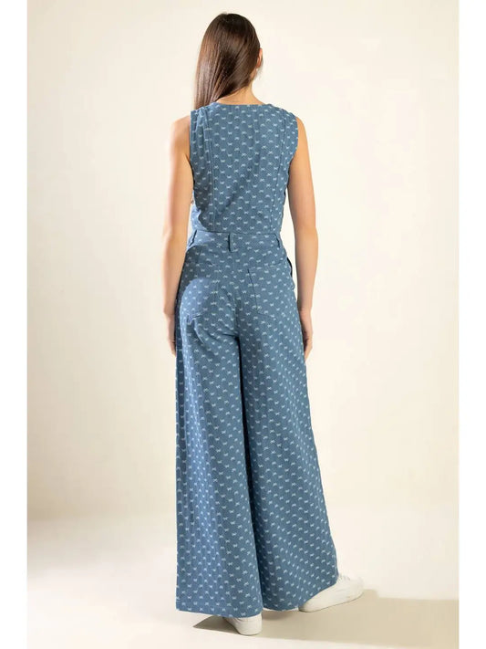 Bow Denim Pants