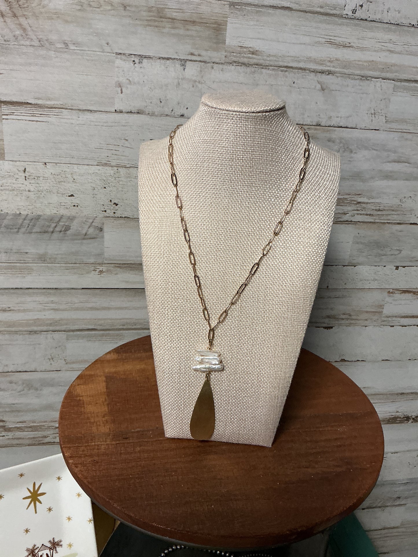 Fresh water pearl stack 20 inch necklace