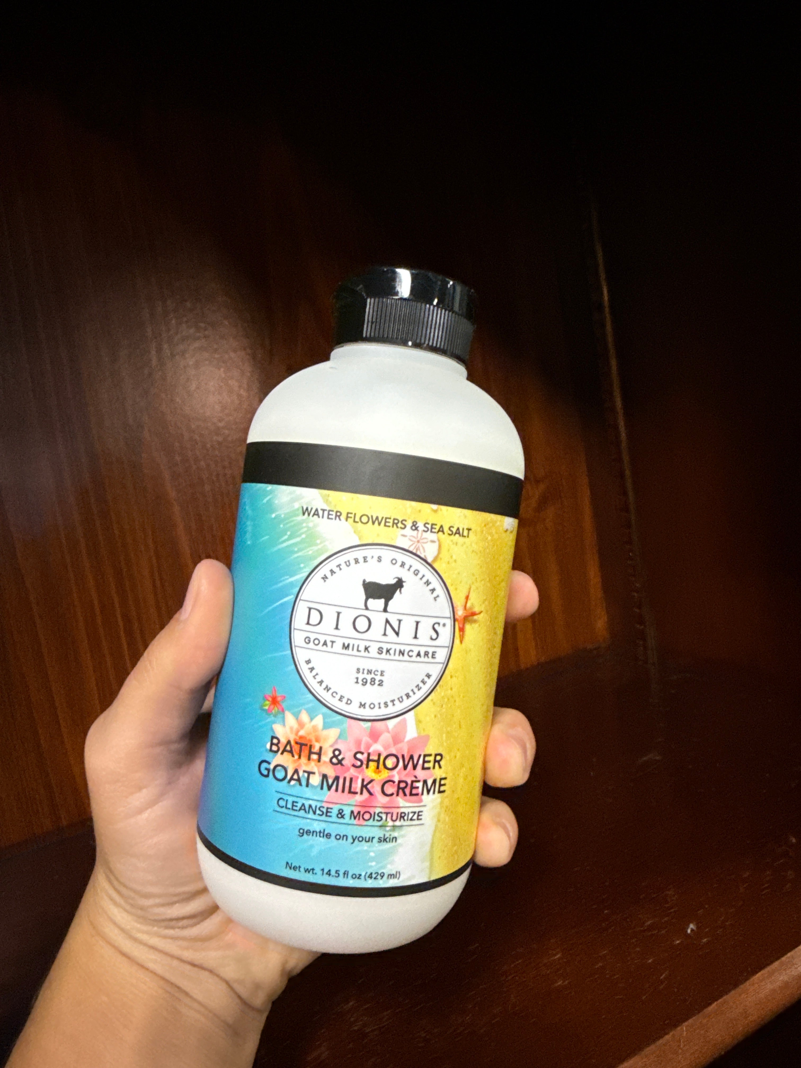 Bath & Shower Goat Milk Creme- Water Flowers & Sea Salt