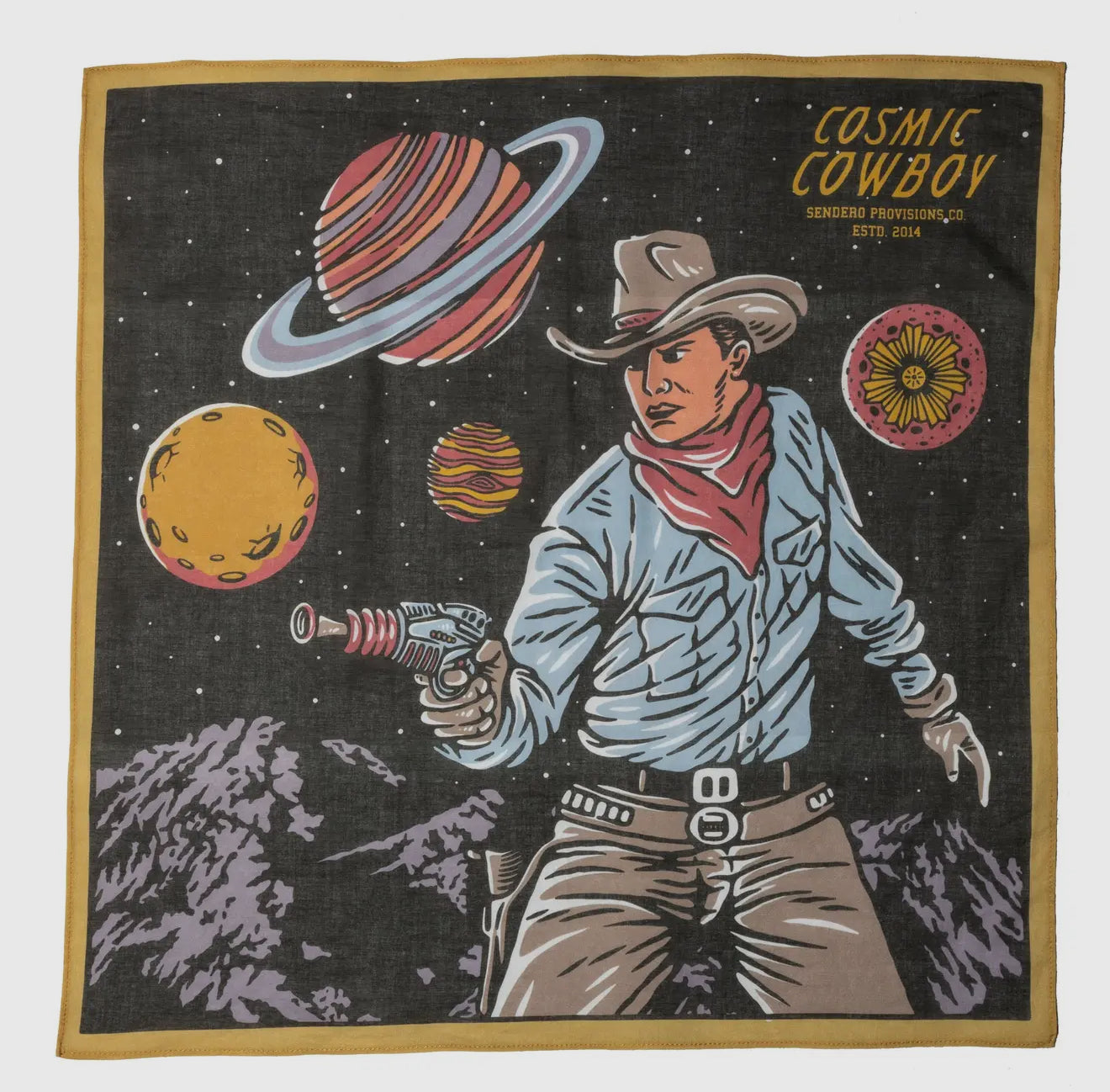 Sendero Cosmic Cowboy bandana