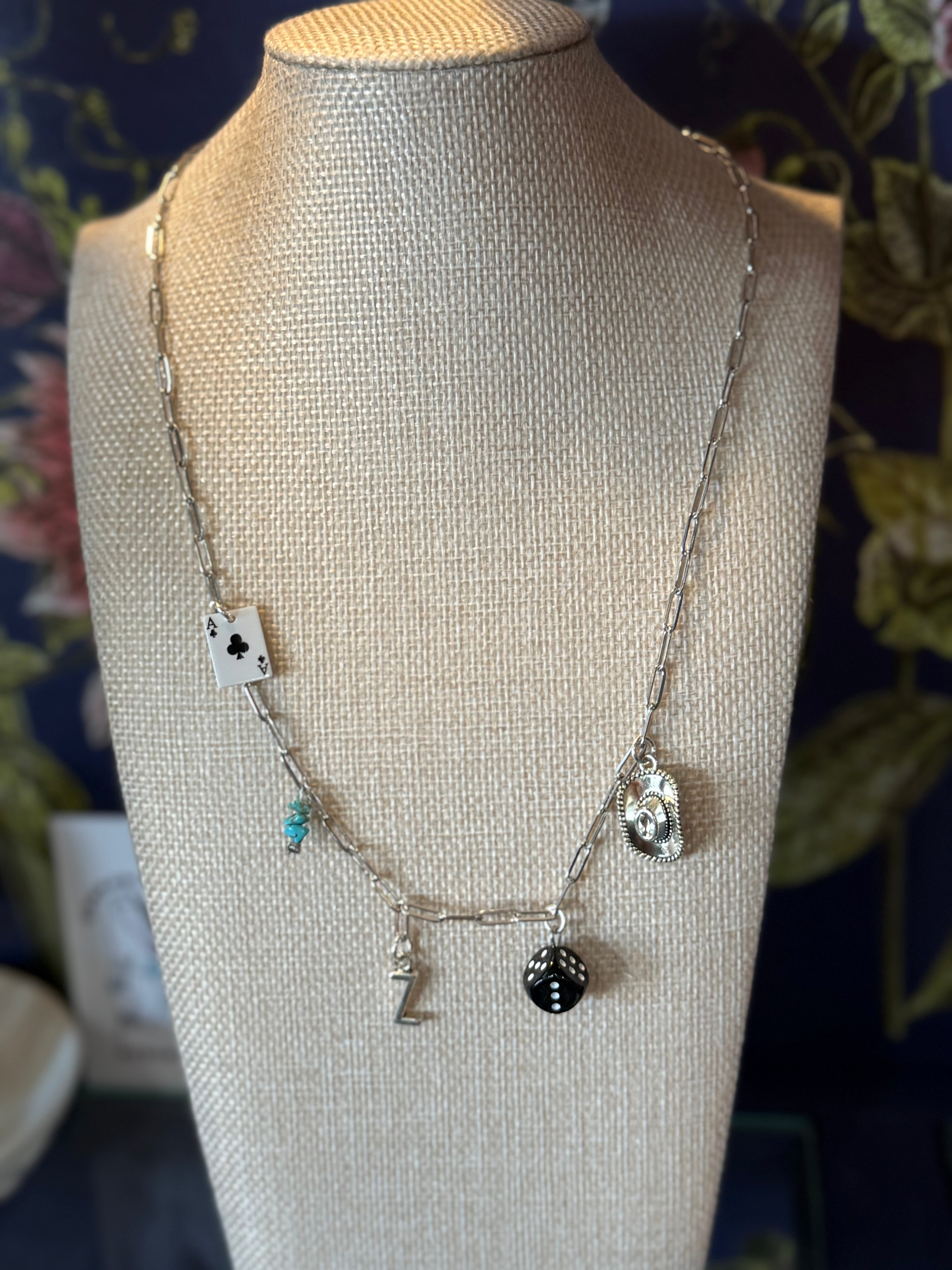 Silver Western Charm necklace