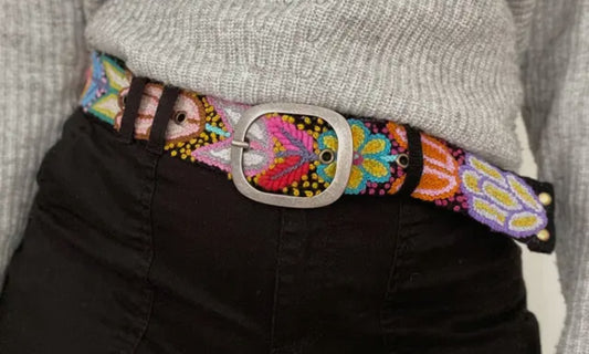 Wool Embroidered Belt