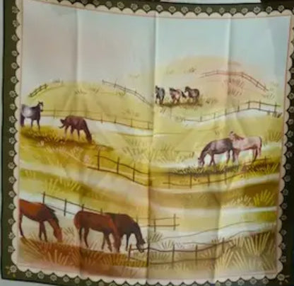 Grazing Pasture Wild Rag 26x26