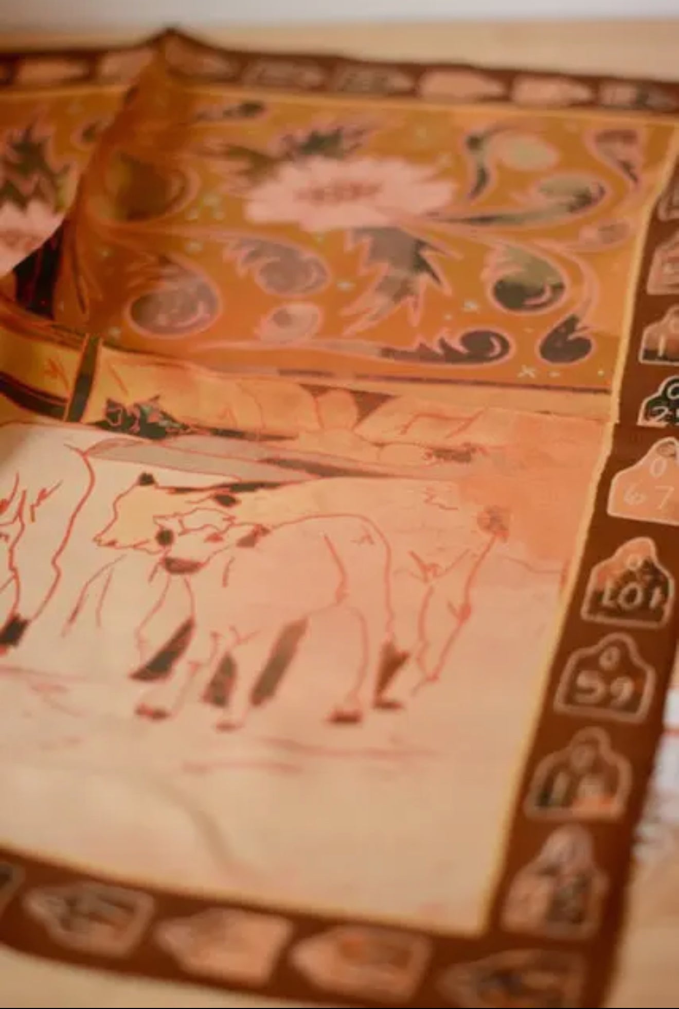 Round up Wild Rag 26x26