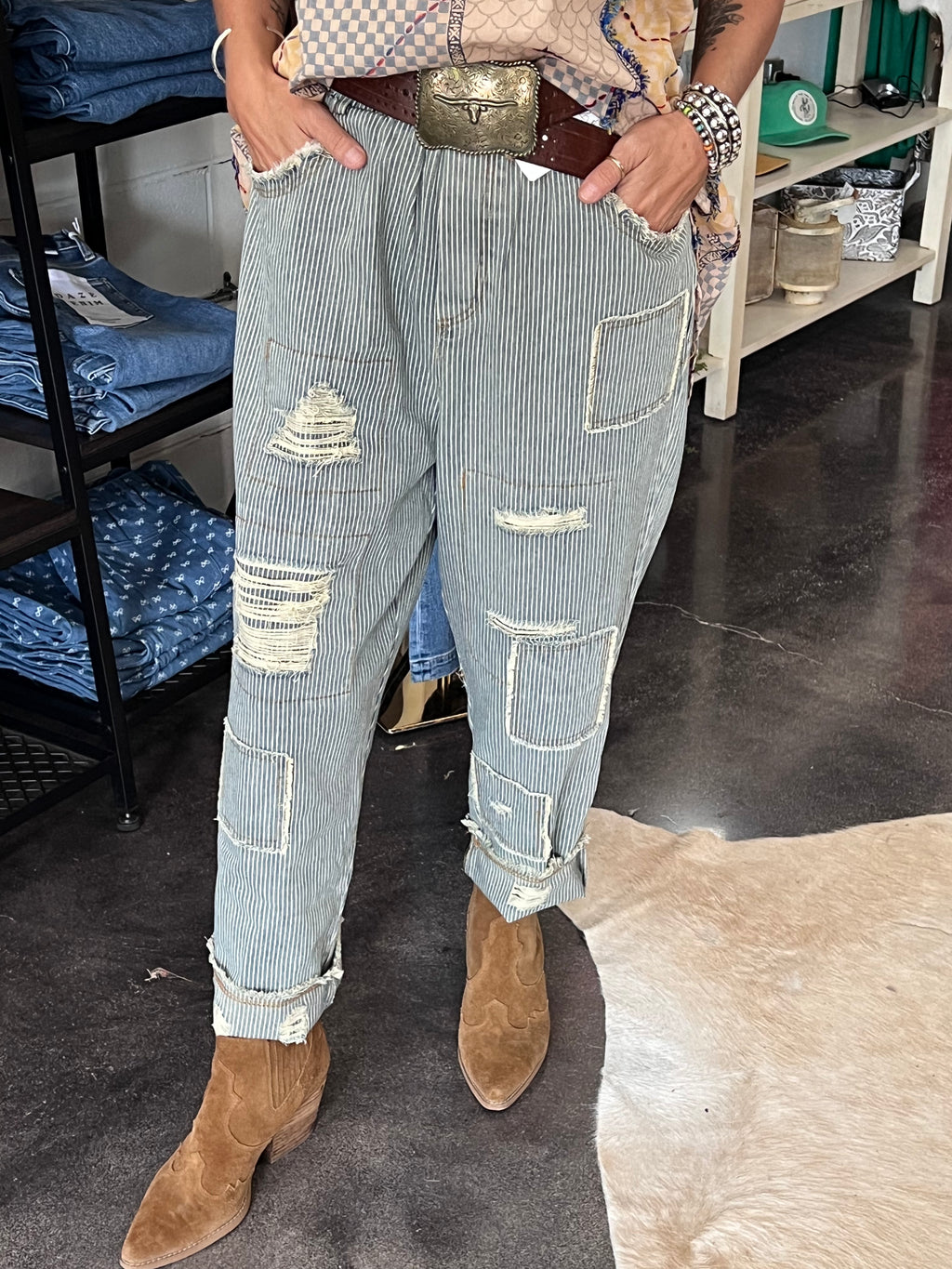 On The Road Stripped Pants