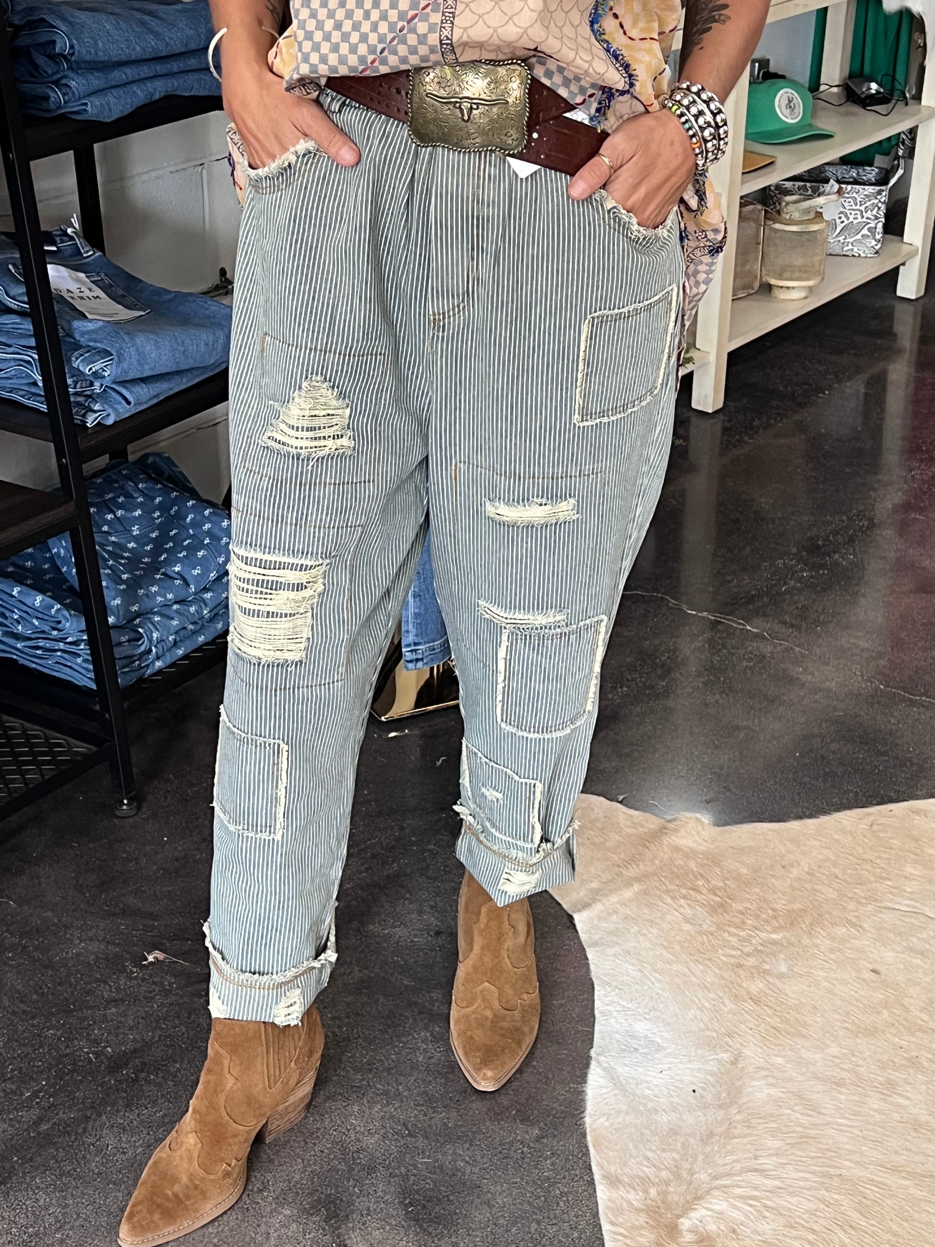 On The Road Stripped Pants
