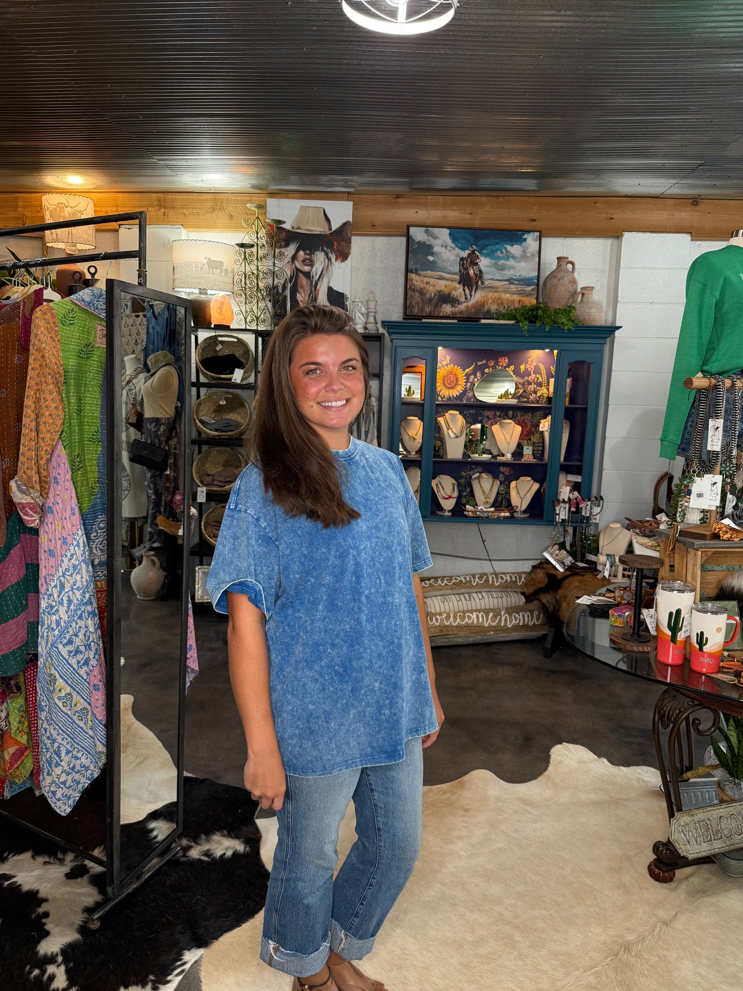 Classic Tee- Classic Blue