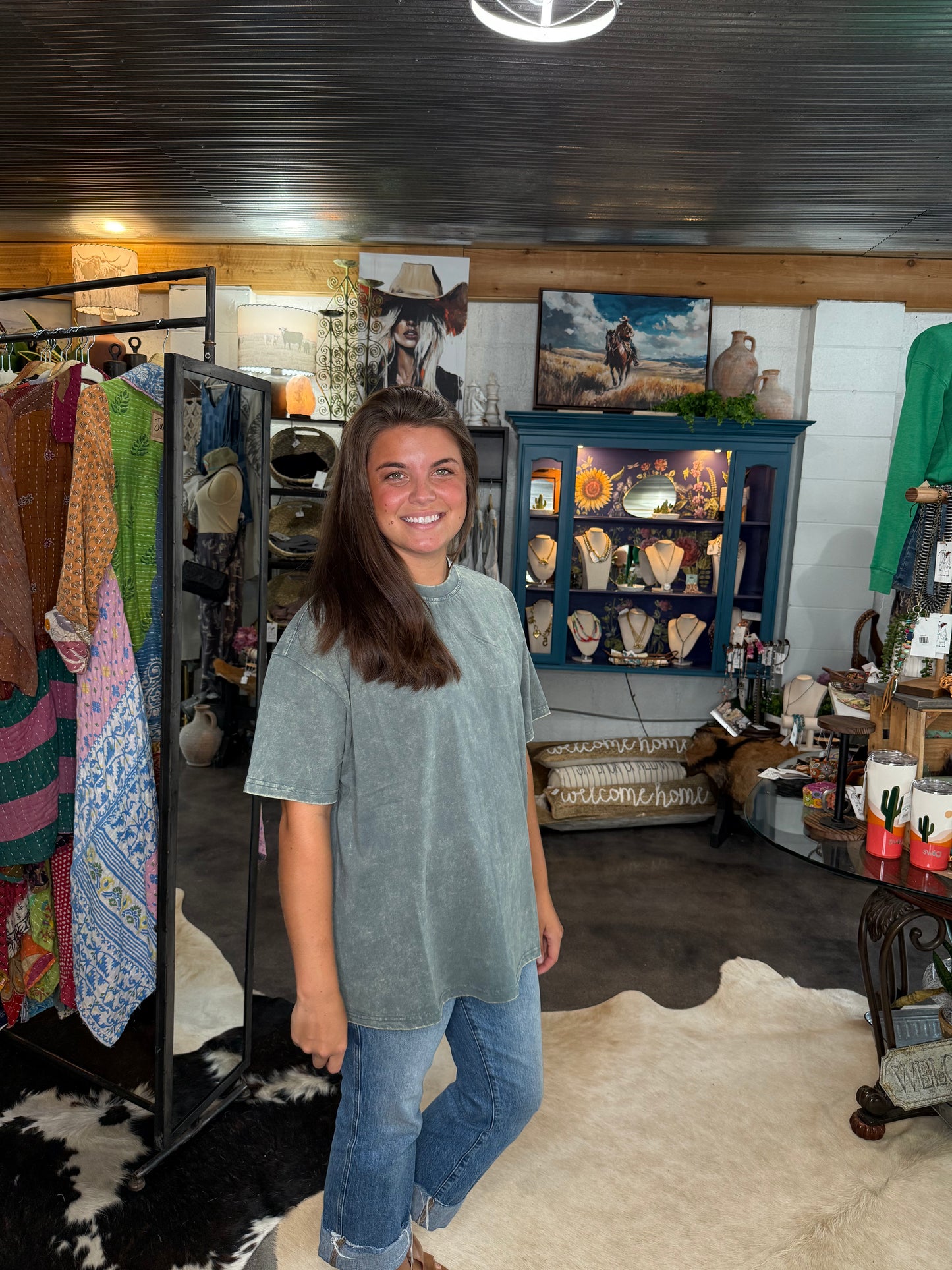 Classic Tee- Ash Jade