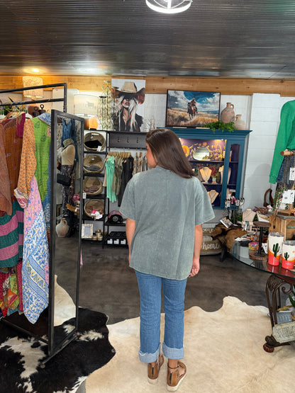 Classic Tee- Ash Jade