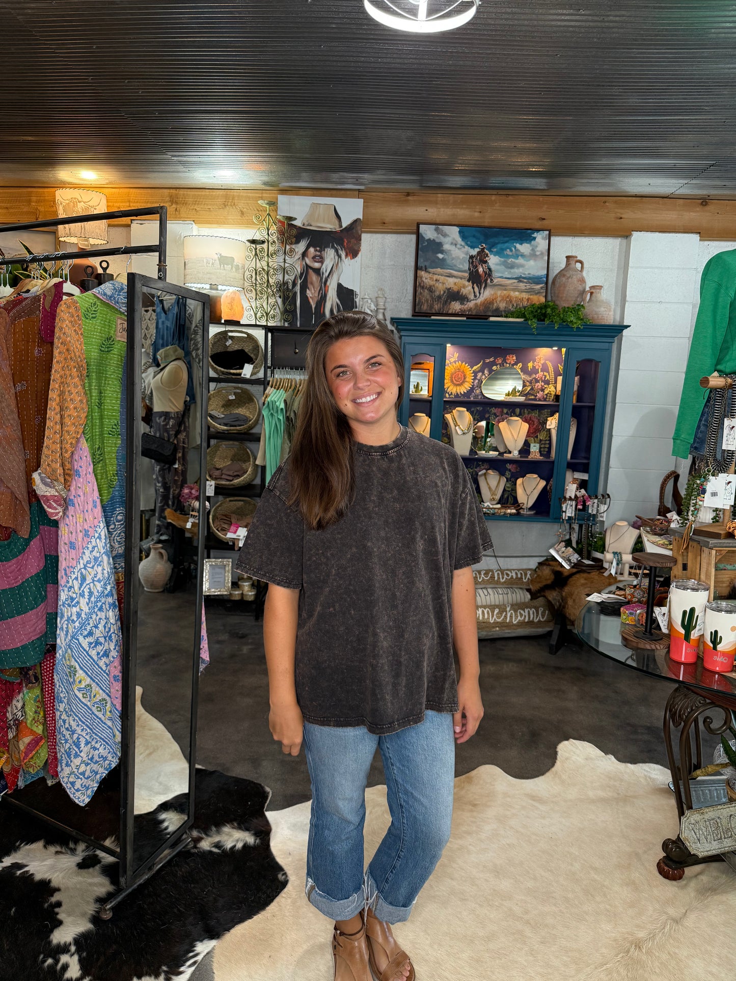 Classic Tee- Ash Black