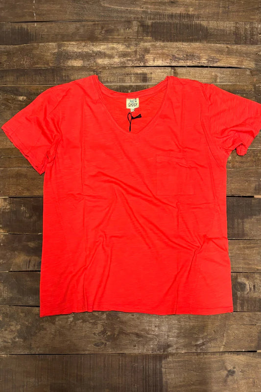 Moon Dance Tee- Scarlet