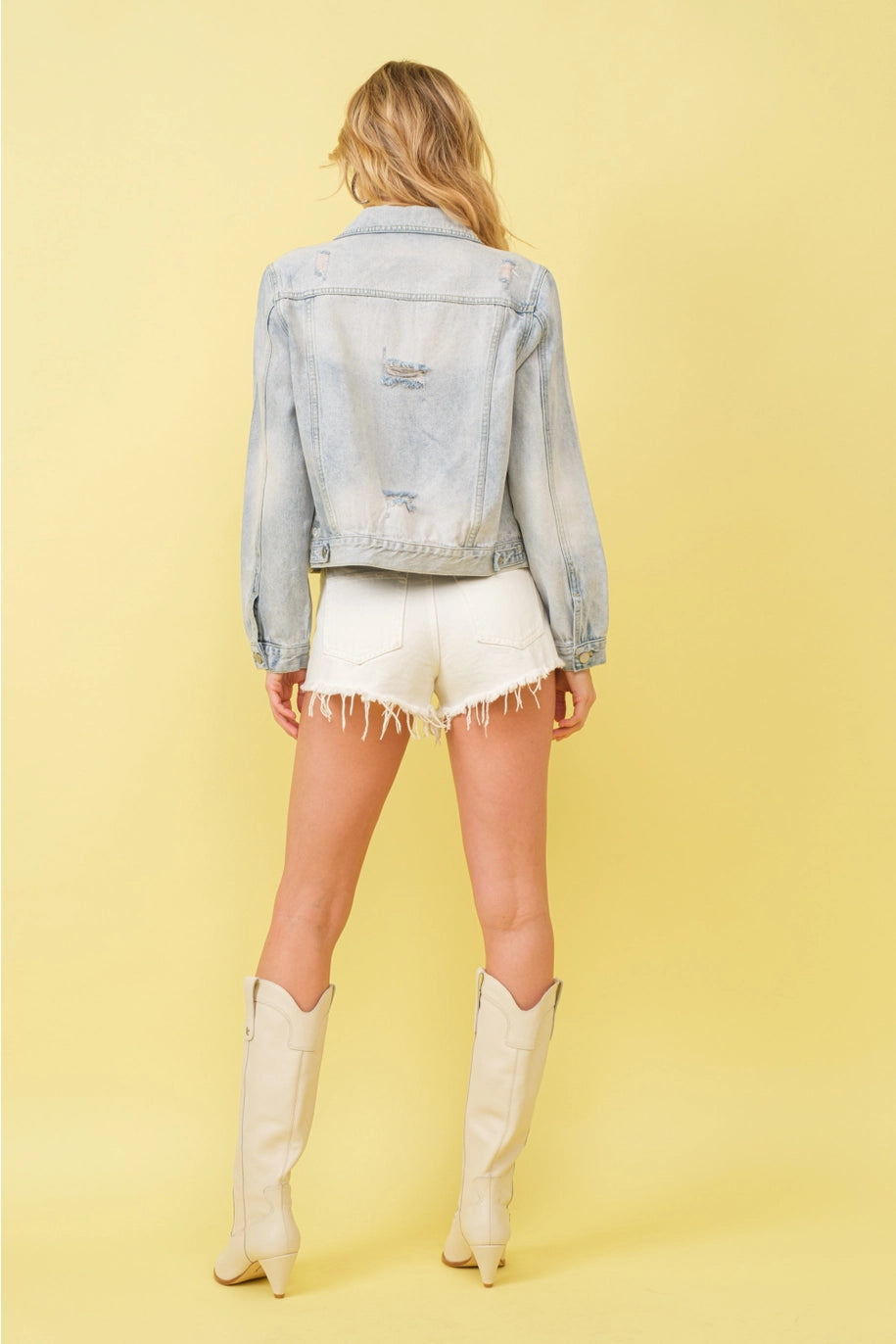 Flower Power Denim Jacket