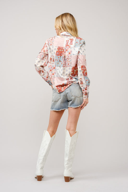 Rhinestone Cowgirl Top