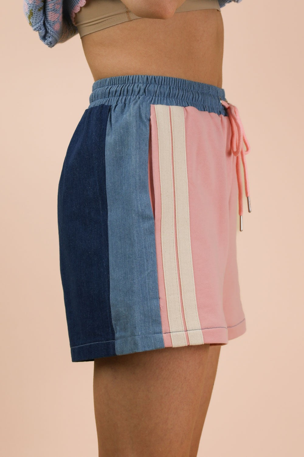 Weekend Wanderer Denim Terry Shorts