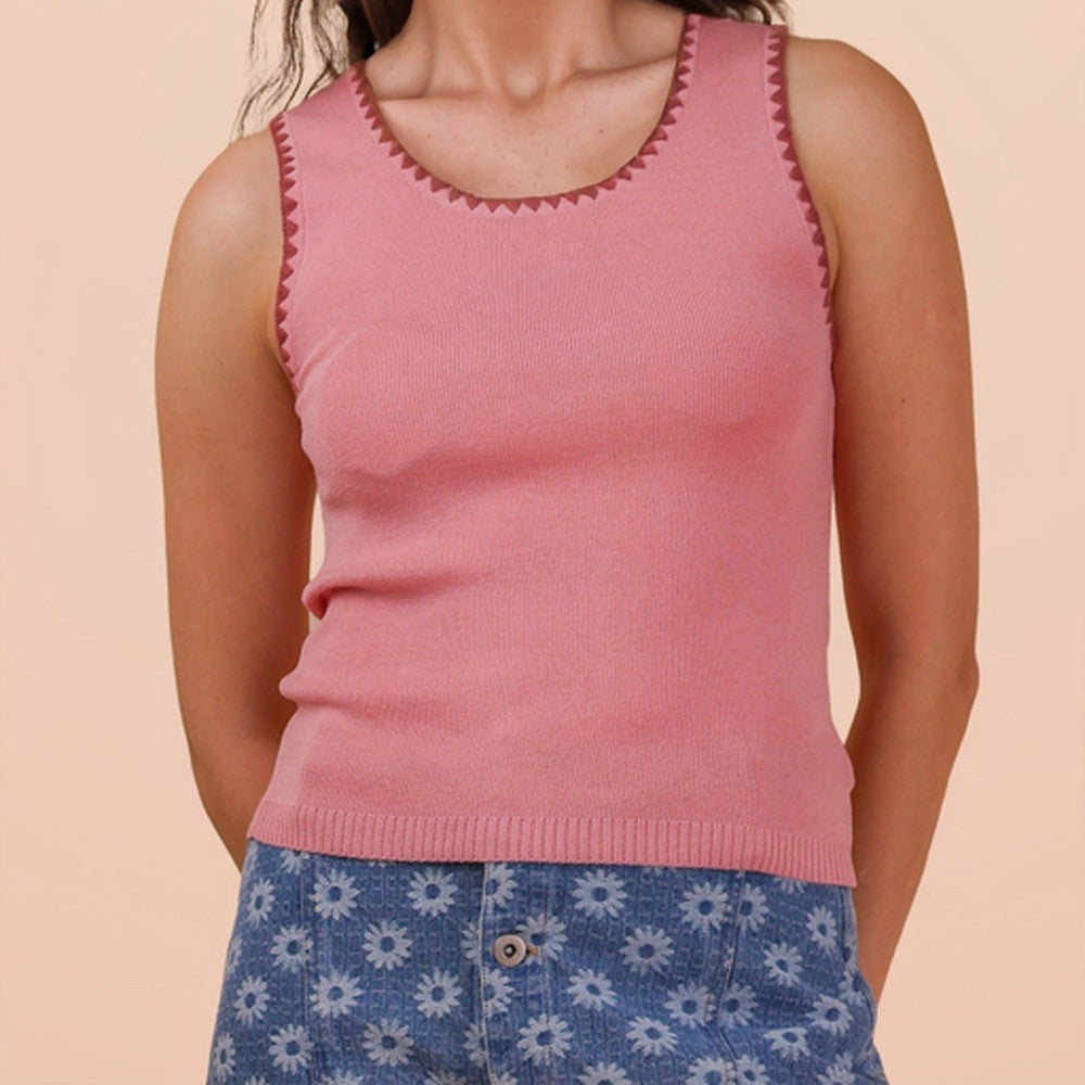 Coastal Comfort Knit Tank