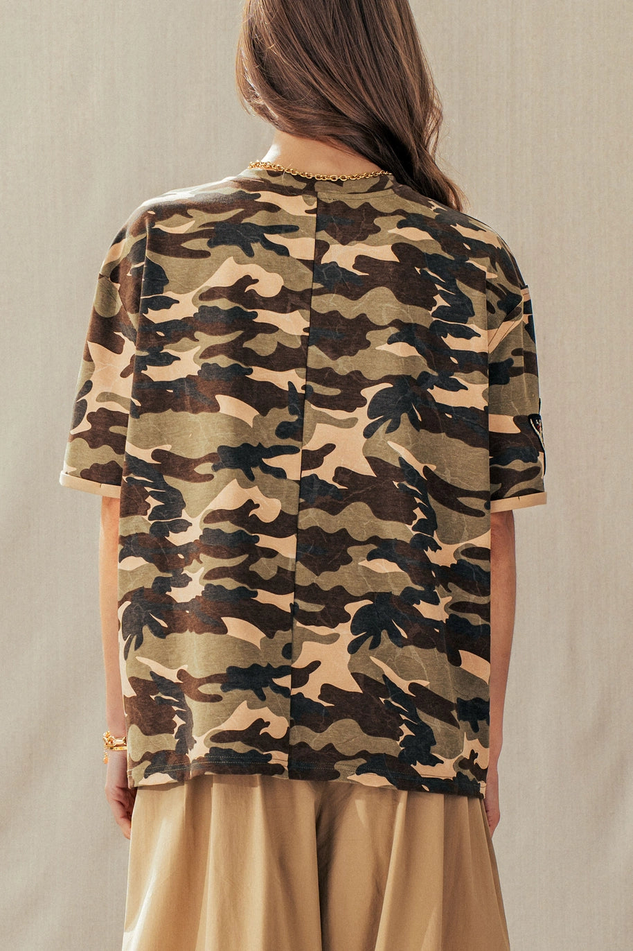 Wildflower Camo Oversized Tee