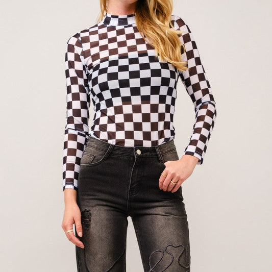Lets Go Race- Mesh Top