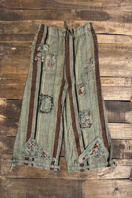 Caught Up Pants- Moss
