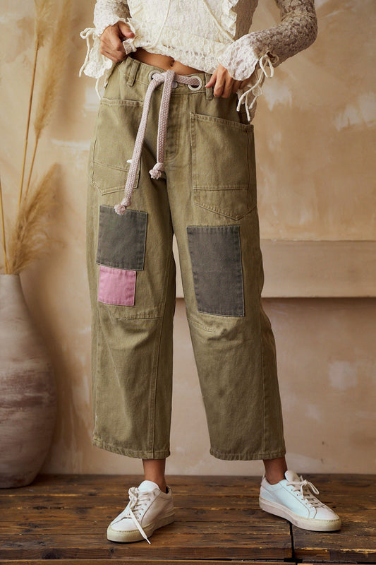 Olive Essential Relaxed Pants