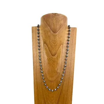 Faux Pearl Chain Necklace