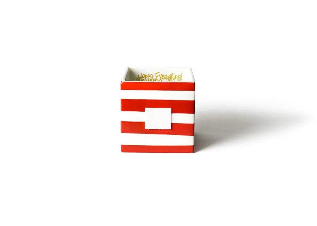 Happy Everything- Red Medium Mini Nesting Cube