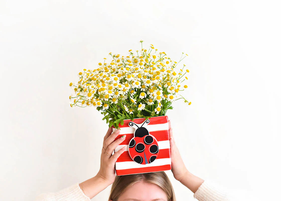 Happy Everything- Red Medium Mini Nesting Cube