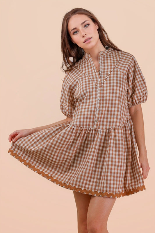 Harper Checkered Dress