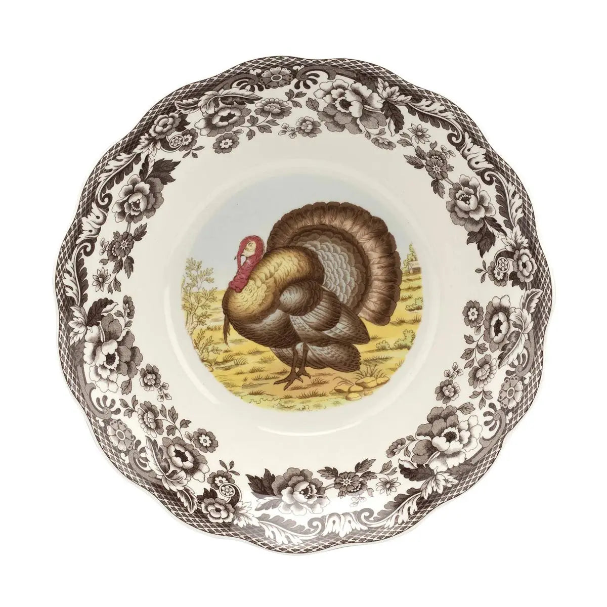 Woodland Turkey Daisy Bowl
